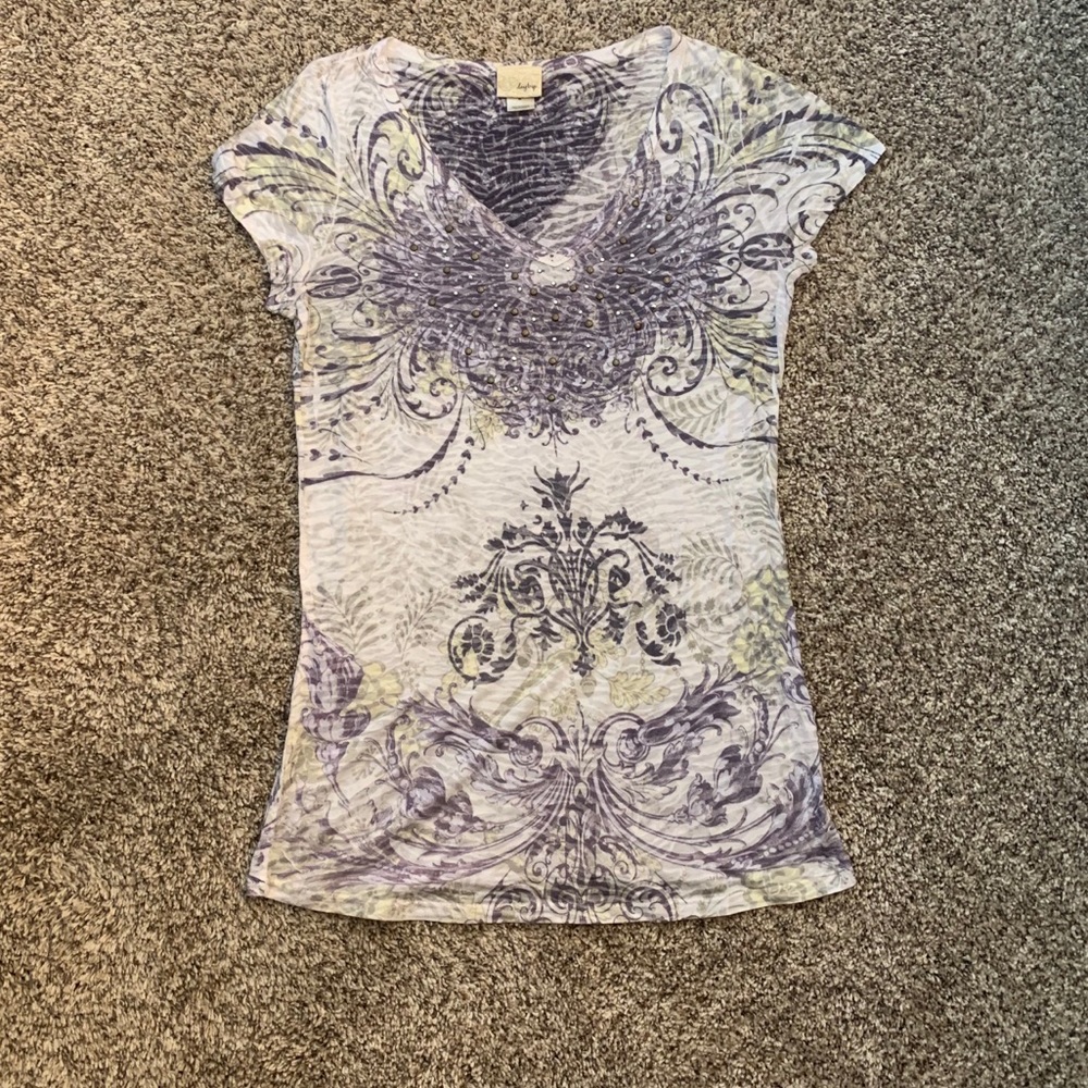 Daytrip patterned v-neck